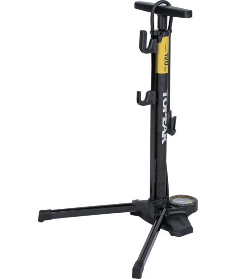 TOPEAK Pompa da Pavimento Transformer Urban EX con Raccordo Smarthead e Manometro Analogico 8 BAR/120 PSI